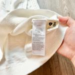 Madewell Crochet-Trim Crop Sweater Tank in Lighthouse White Size S NWT Photo 4