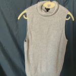 Banana Republic : Silver Sparkle Turtleneck Sweater Tank Top- M Photo 3
