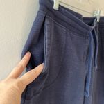 Pact  Sz M Washed Blue Organic Cotton CloudKnit Jogger Pull On Pockets Photo 5