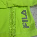 FILA  Yellow Athletic Jacket Lightweight Reflective size large Photo 3