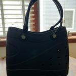 Optari | sol tote, beach tote, shoulder bag Black Photo 3