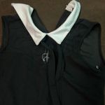 SheIn M US6 Black Secretary White Collar Dress Photo 1