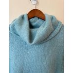 G.I.L.I Got It Love It Cowl Neck Long Sleeve Pullover Sweater Blue Women's Large Photo 5