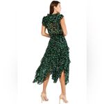 MISA Los Angeles  Dakota Midi Dress, Green Mini Blooms, XS Photo 3