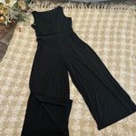 G By Giuliana Black Knit Jumpsuit Sleeveless Dressy Party S Size L. Photo 4