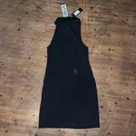 Motel Urban Outfitters black Jeta rib bodycon S dress Photo 3