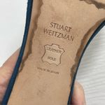 Stuart Weitzman Nearlynude Navy Blue Suede Heels with Dust Bag Size 7 Photo 9