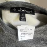 Derek Heart  Dark Grey Pullover Drawstring Sweatshirt Size Small Photo 2