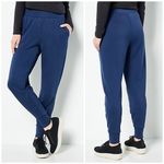 NWOT! Modern Soul Regular Nourish Knit Pintucked Jogger Blue Size L Photo 1