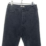 Ulla Johnson Prince Polka Dot Skinny Jeans Charcoal Gray Women’s Size 2 Cropped Photo 4