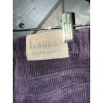 Ralph Lauren Women's Sz 8 Purple Corduroy Classic Straight Leg Pants Photo 4