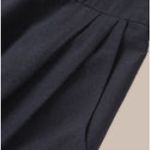 Jenni Kayne Rove Black Raw Silk Dress Photo 5