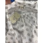 Free People  intimately top large nwt satin polka dot Butterfly‎ Inlay Photo 3