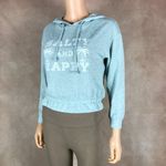 SALTY & HAPPY Beach Hoodie NWT SMALL Blue Photo 4