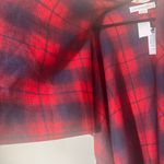 Treasure & Bond  fringe plaid blanket wrap Shawl poncho one size NWT Photo 10