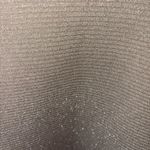 Tahari  Champagne/Gold  Ribbed Shimmery Boatneck Size Large Cropped Sweater Photo 2