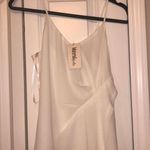 Material Girl White Chiffon Tank Photo 0