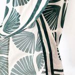 Benaar Tropical Printed Strapless Dress in Green Palm Size L Photo 3