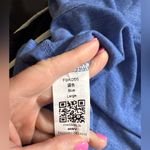 Blue Oversized Boxy 3/4 Sleeve Tee Size L Photo 3