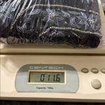 Cote d’ Azur medium vintage silk beaded sequin floral formal top evening wear Black Photo 7