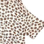 Listicle Leopard Print Open Front Long Animal Print Kimono Duster Photo 6