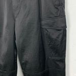 J Brand Piper Jogger Pant Black Cotton Blend Elasticized Paper Bag Waist Size 30 Photo 8