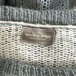 Wooden Ships Blue Camo Star Mohair Wool Blend Sweater Size Small/Medium Photo 2