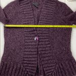 New York And Company  Dark Purple Fuzzy Sweater S Photo 6