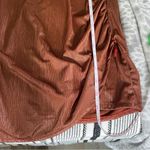 Venti6 Metallic Copper Long‎ Sleeve Dress Medium One Shoulder Asymmetrical Party Brown Photo 9