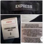 EXPRESS Black Size 2 High Rise Stretchy Ruffle Hem Jeans 23 Inch Inseam Photo 6