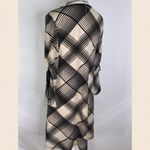Gabby Skye Women’s  Black & Tan Criss Cross Pattern Anywhere Bell Cuffs Dress 4 Photo 5