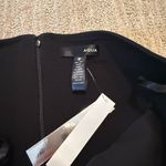 AQUA  Black Leather Strapless bustier Top Photo 4