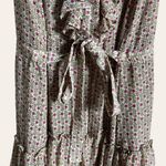 Misa Julez Chiffon Floral Print Ruffled Tiered Sleeveless Maxi Dress Size M Photo 5