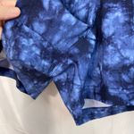 Old Navy women's active blue athletic tie dye pull on pocket sports shorts large Photo 2
