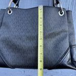 Michael Kors  Nicole Large Triple Compartment Shoulder Leather Tote Bag Black Photo 6