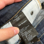 The Kooples  Dark Wash Button‎ Fly Straight Leg Jeans Slim Womens Size 29 Photo 2