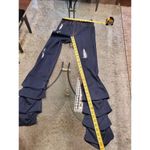 Vibrant  Womens Stacked Blue Denim Rayon Distressed Pockets Pull On Jeans Large Photo 10