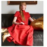 STAUD  Ilana Back Bow Maxi Dress Size XS Photo 3