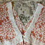 Floral Lace Trim Mini Dress Photo 2