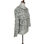 Marc New York  Long Sleeve Top Small Abstract Print Stretch Lightweight Photo 1