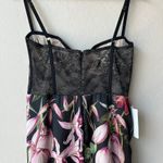 Katie May NEW  Dress Whisper Black Lace Floral‎ Cocktail Minidress Size L Photo 7