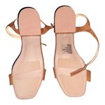 LC Lauren Conrad  Obsidian 7 chocolate Block Heel Sandal ankle strap memo…​ Photo 1