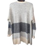 Maurice's Maurice’s Open Front Gray Cream Tan Knit Cardigan Women’s Size Large Photo 3