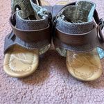 Anthropologie BLOWFISH Brisa Ankle Strap Brown Sandals Shoes Women’s Size 8.5 Gray Photo 2