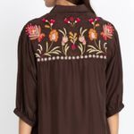 Johnny Was  silk and embroidered ROSALVA OVERSIZED WEEKEND TUNIC NWT Photo 4