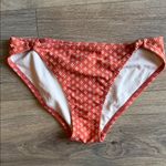 Kona Sol  Swimsuit Cream Bandeau & Terracotta Patterned Bottom Bikini Size XS/S Photo 4