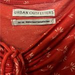 Urban Outfitters Red Floral Blouse Photo 3
