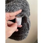 Hem & Thread  grey faux fur fuzzy jacket Photo 6