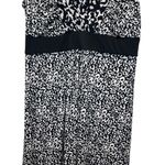 Soma Floral Empire Waist Maxi Dress Womens Medium Wedding Guest Party Cocktail Black Photo 3