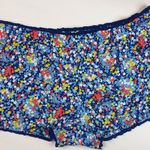 Cacique  22 24 Blue Flowered Lounge Shorty Shorts Photo 1
